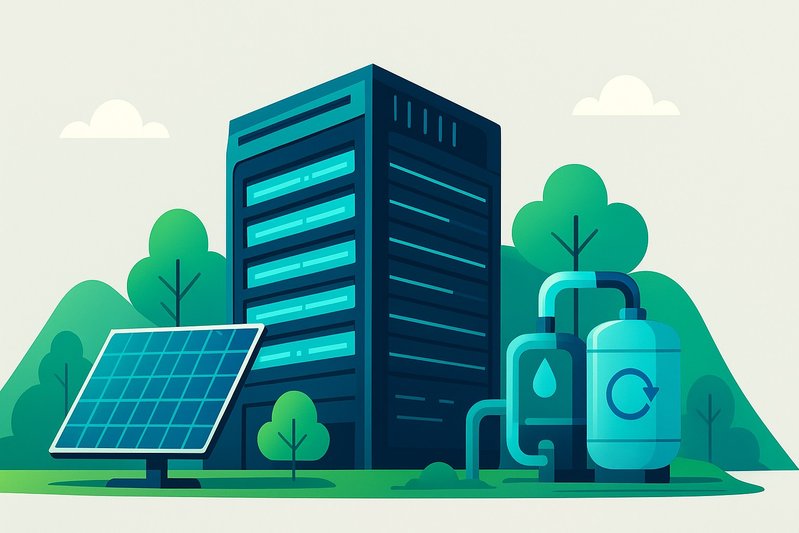 Sustainability and Efficiency in Data Center Evolution